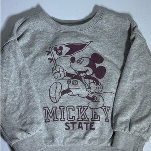 GAP Gray Mickey State Kids Sweatshirt